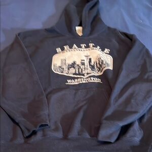 Navy Seattle Washington hoodie